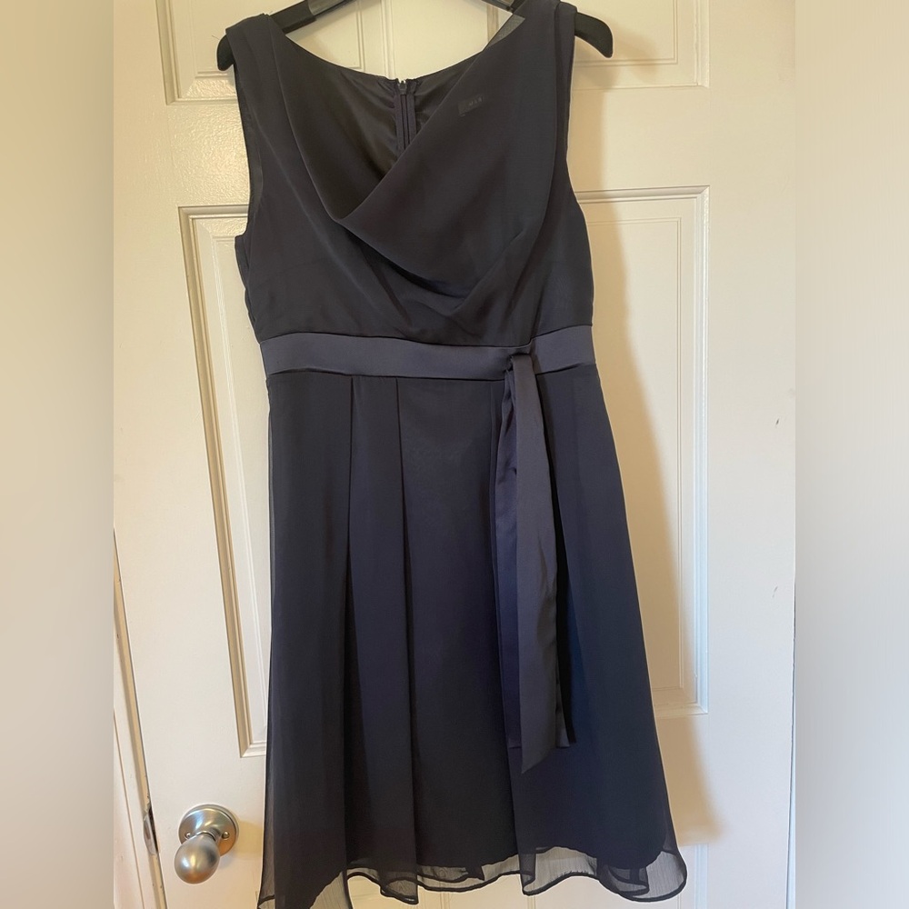 Marie Noir blue sleeveless dress